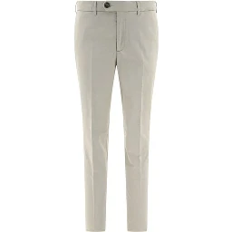 Bicolor Cotton Casual Pants