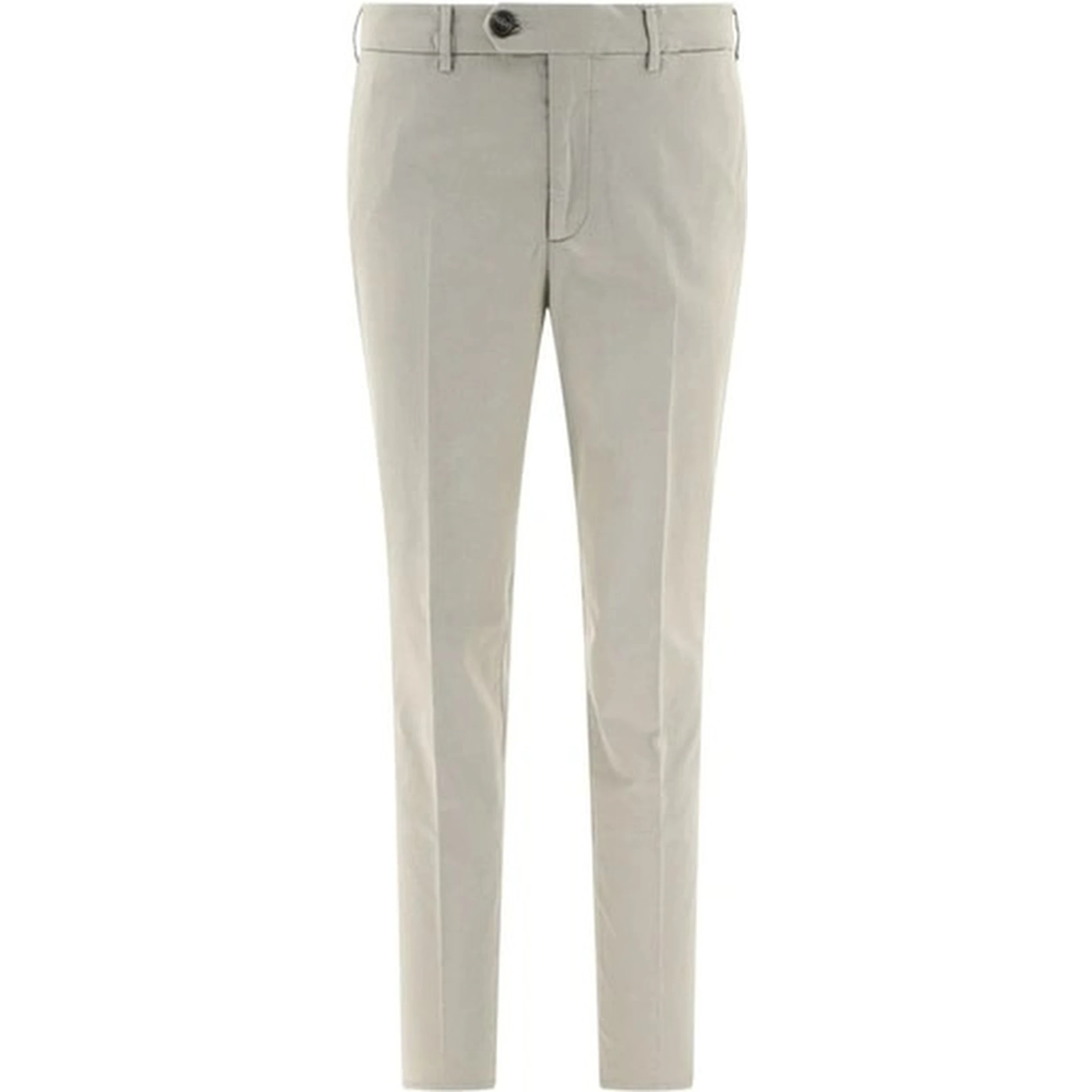 Bicolor Cotton Casual Pants