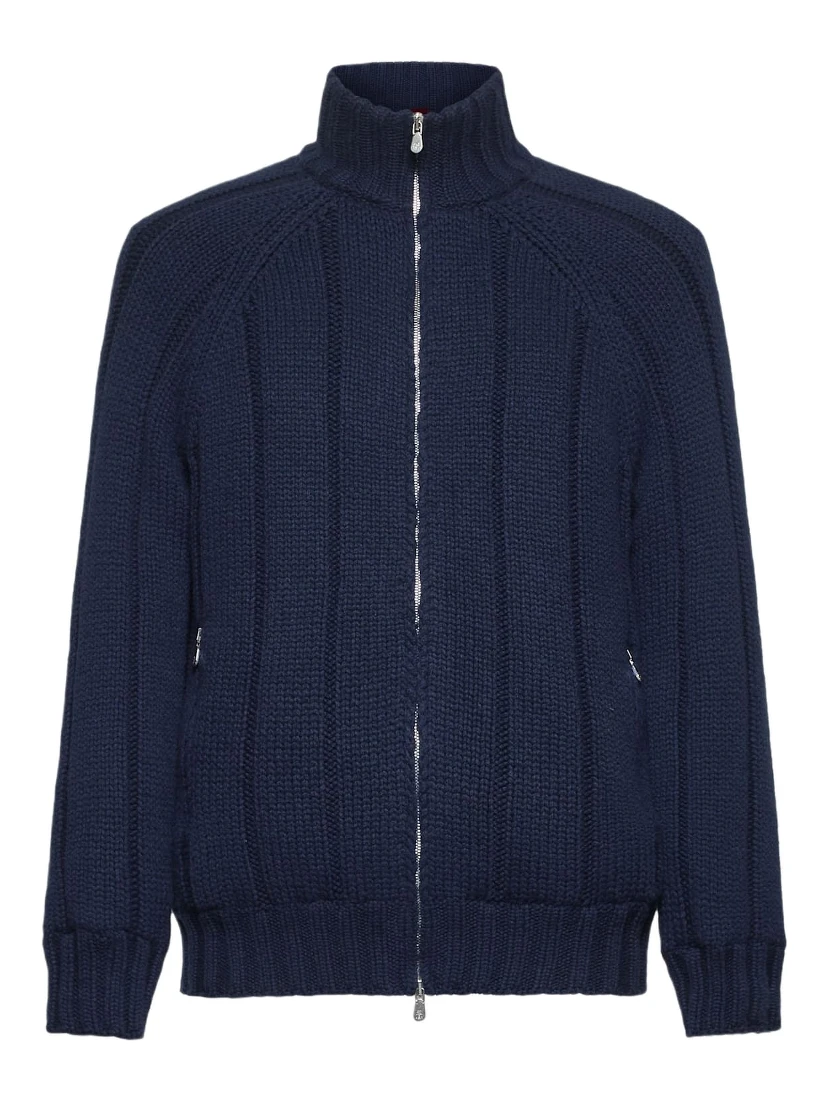 Blue Cashmere Jackets And Coat