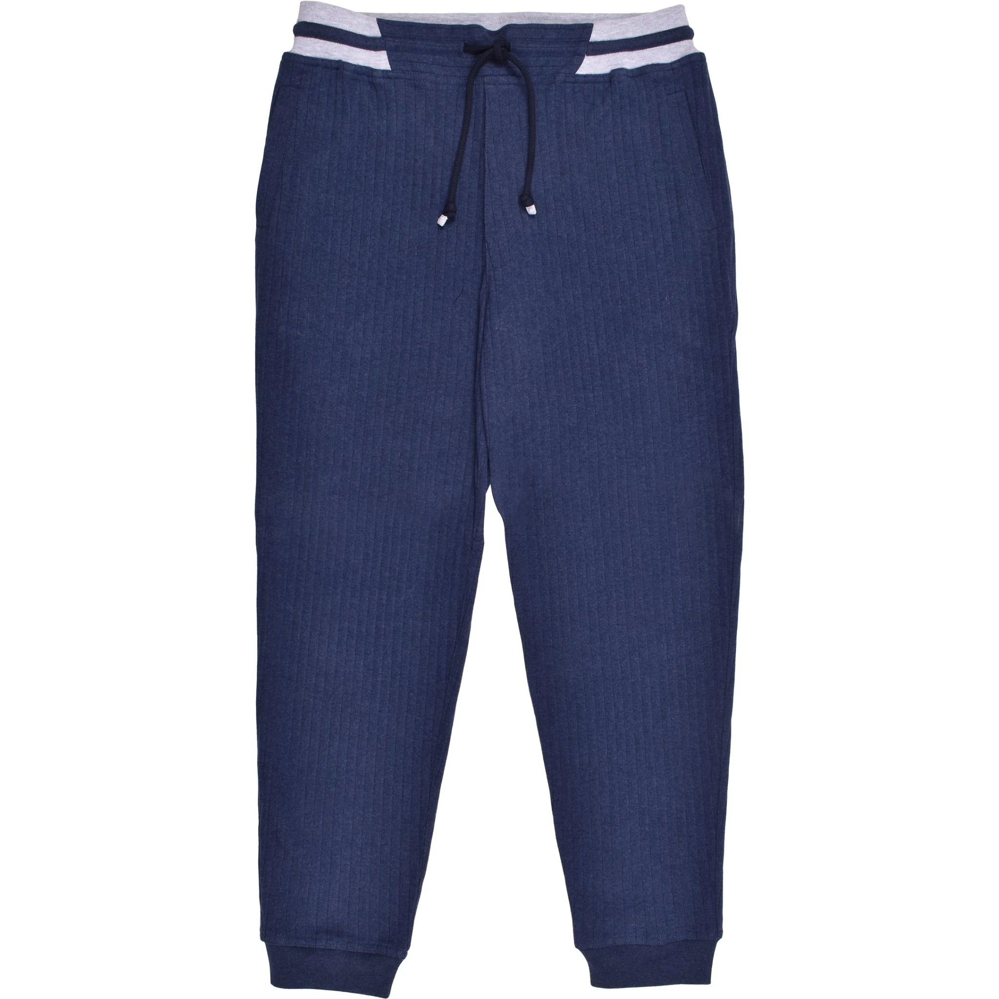 Blue Cotton Joggers (Workout Pants)
