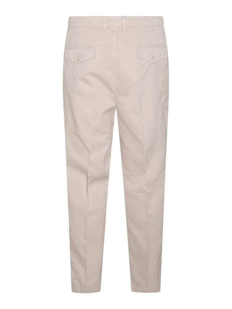 Beige Cotton Casual Pants alternative