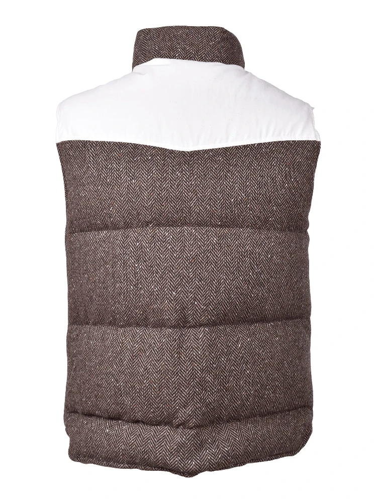 Brown Wool Sleveless Jacket alternative