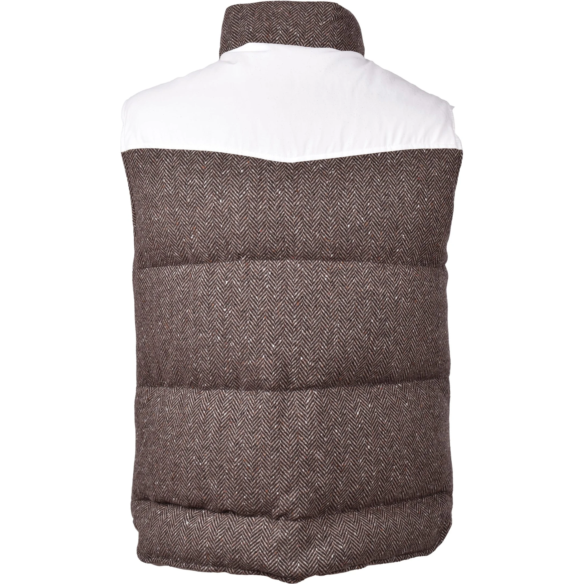 Brown Wool Sleveless Jacket