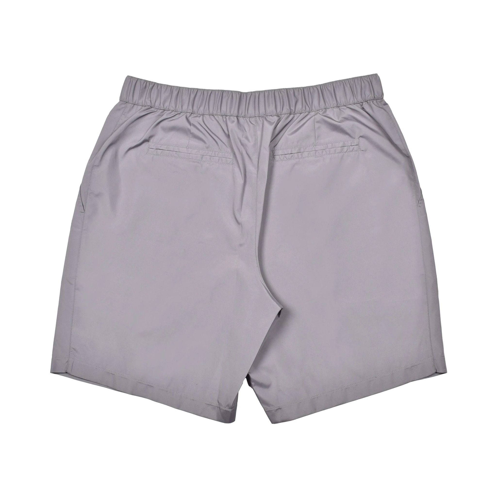 Gray Polyester Shorts