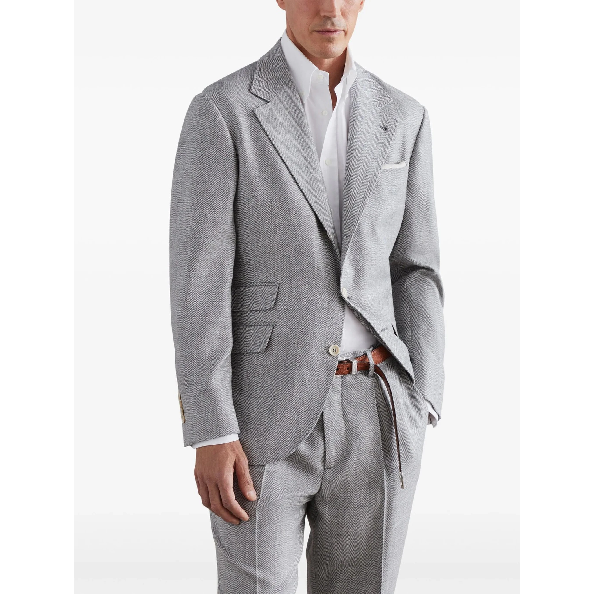 Gray Wool Blazer