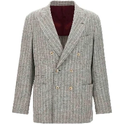 Pearl Leather Coat