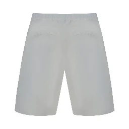 White Polyester Shorts