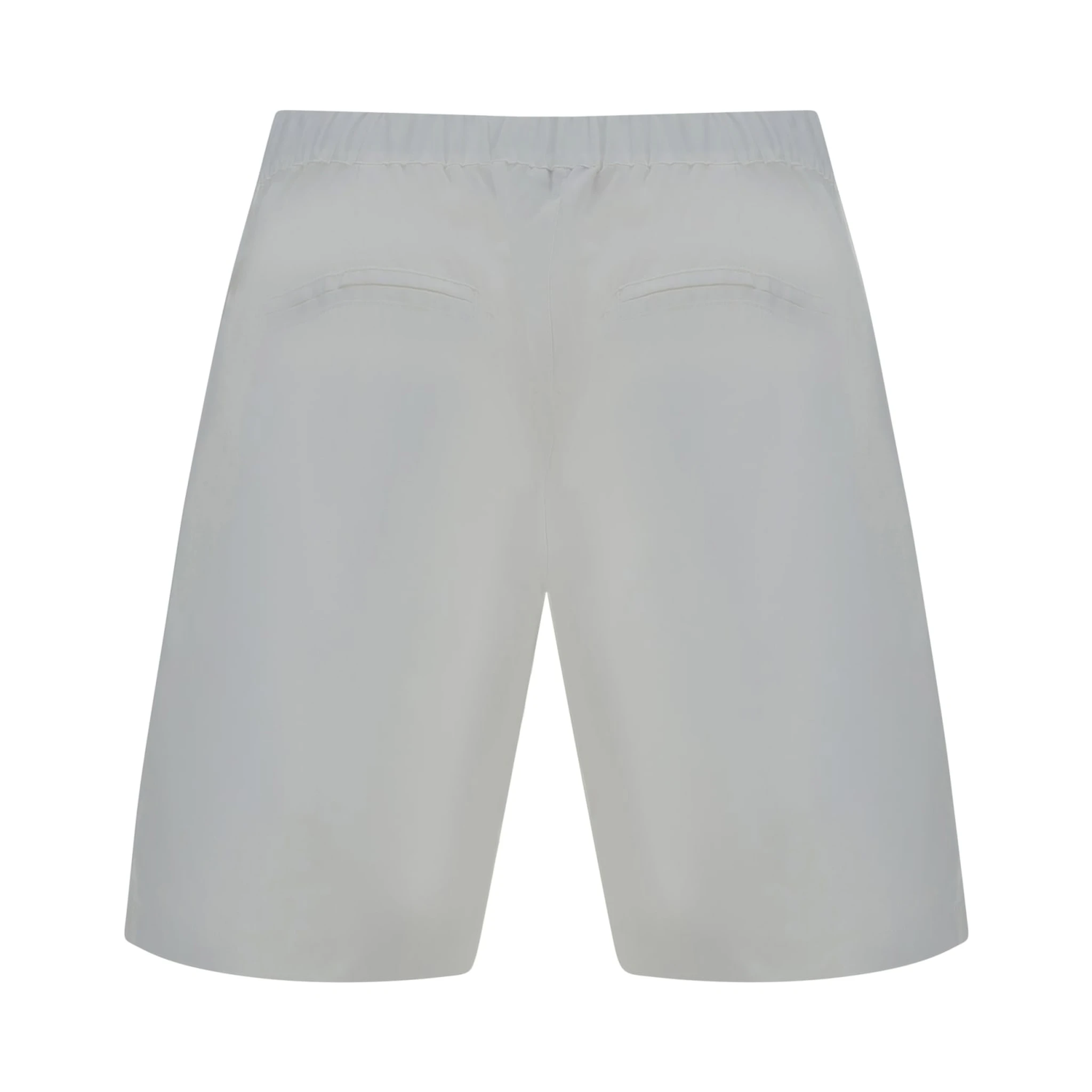 White Polyester Shorts