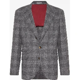 Gray Silk Blazer