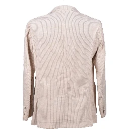 Beige Cotton Blazer