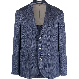 Blue Wool Jackets And Coat