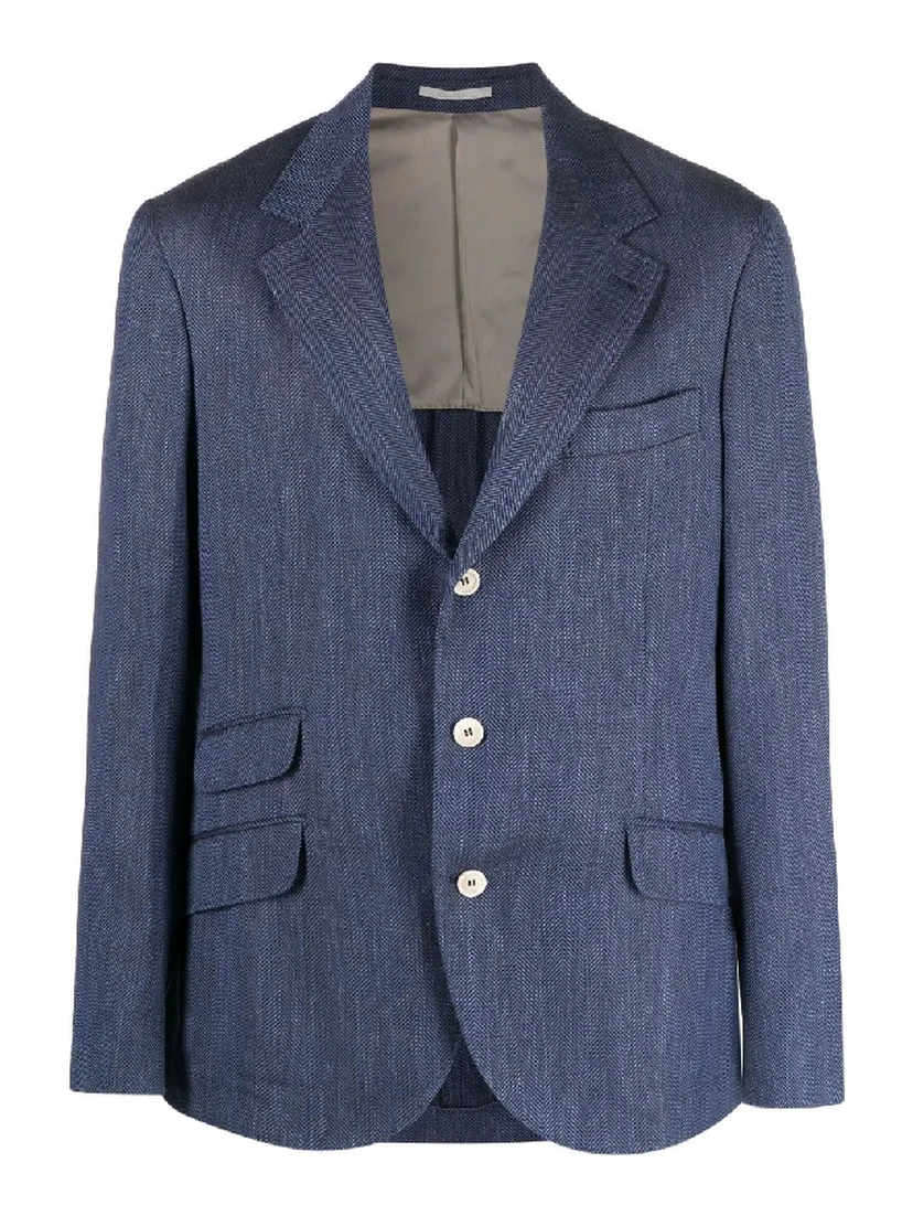 Blue Wool Jackets And Coat