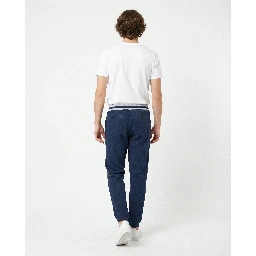 Blue Cotton Joggers (Workout Pants)