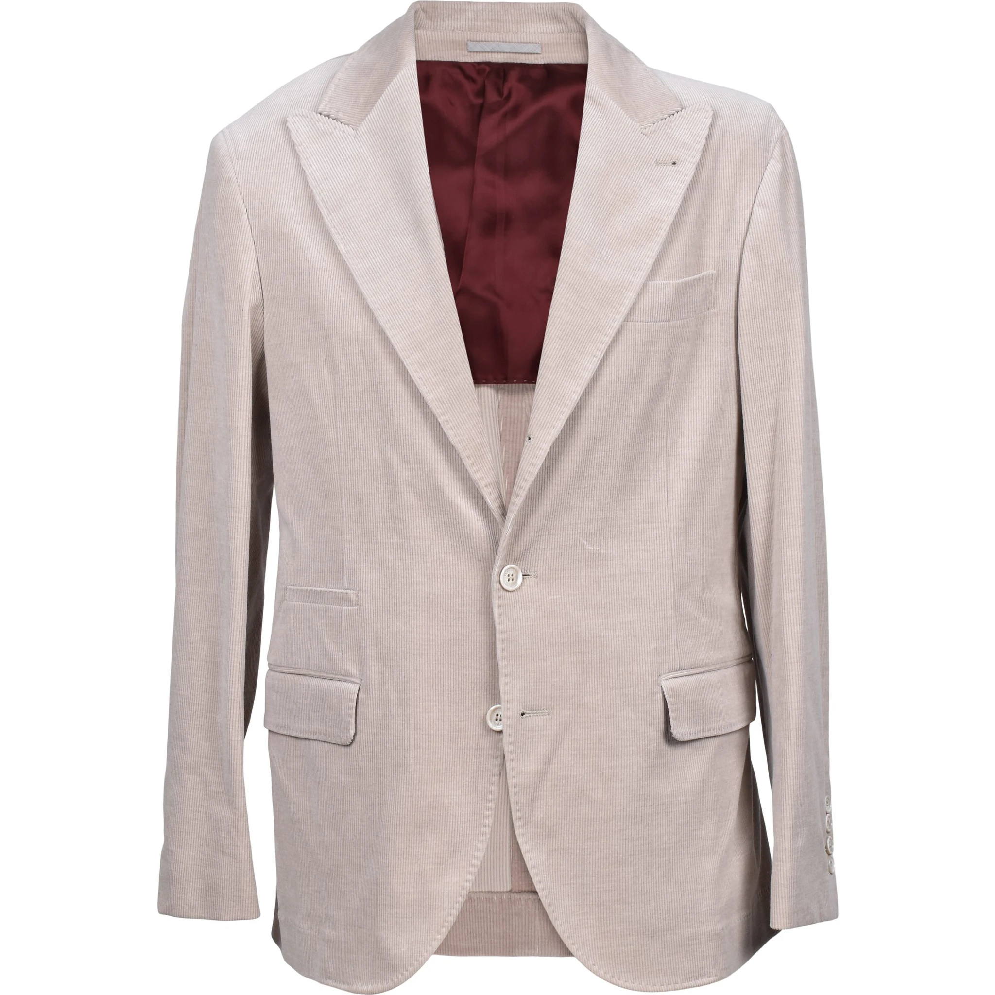 Beige Cotton Blazer
