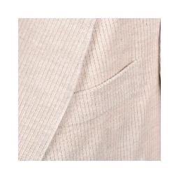 Beige Cotton Blazer