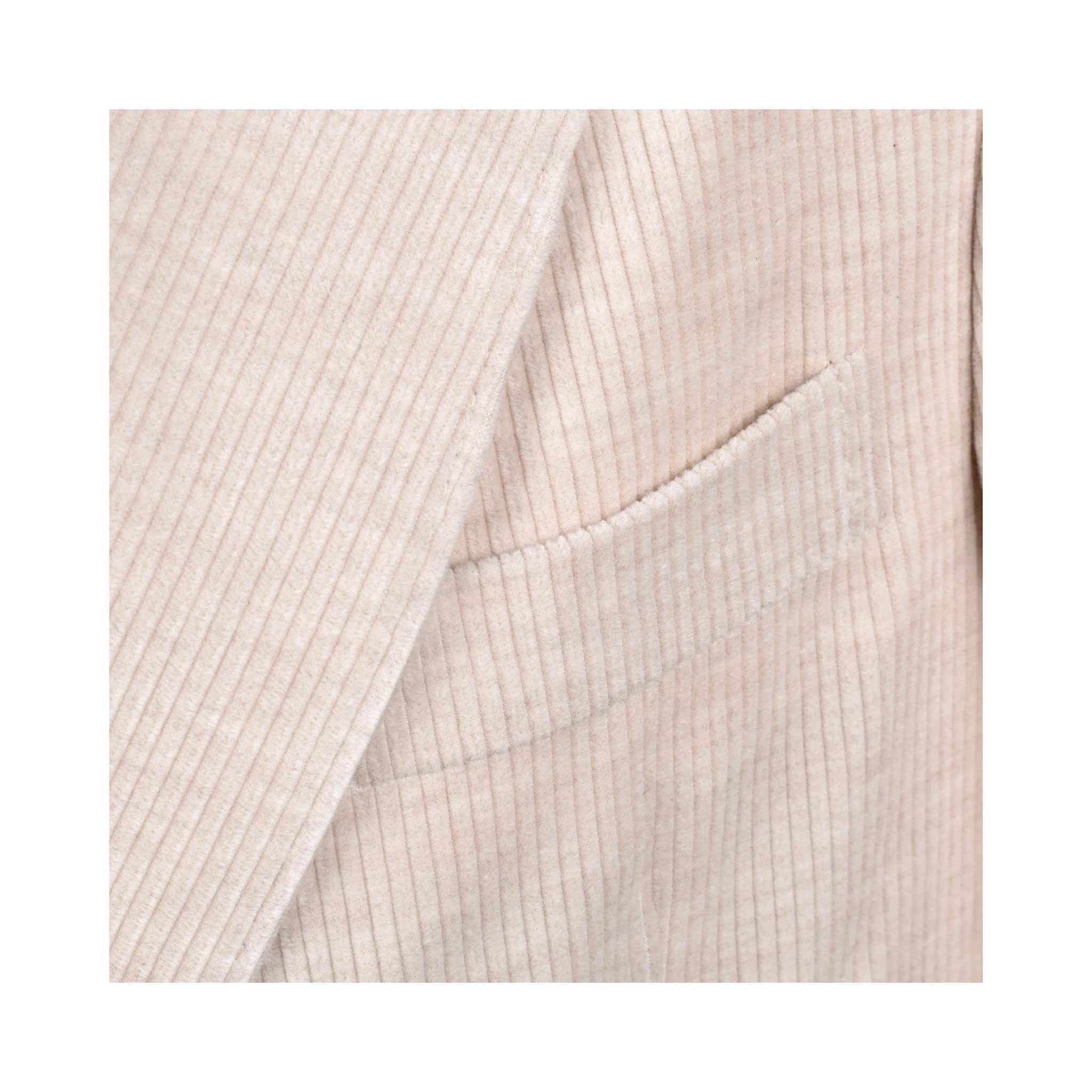 Beige Cotton Blazer