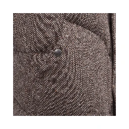 Brown Wool Sleveless Jacket