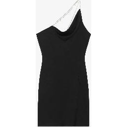 Black Fibres Cocktail Dress
