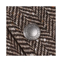 Brown Wool Sleveless Jacket