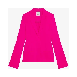 Fuchsia Fibres Coat
