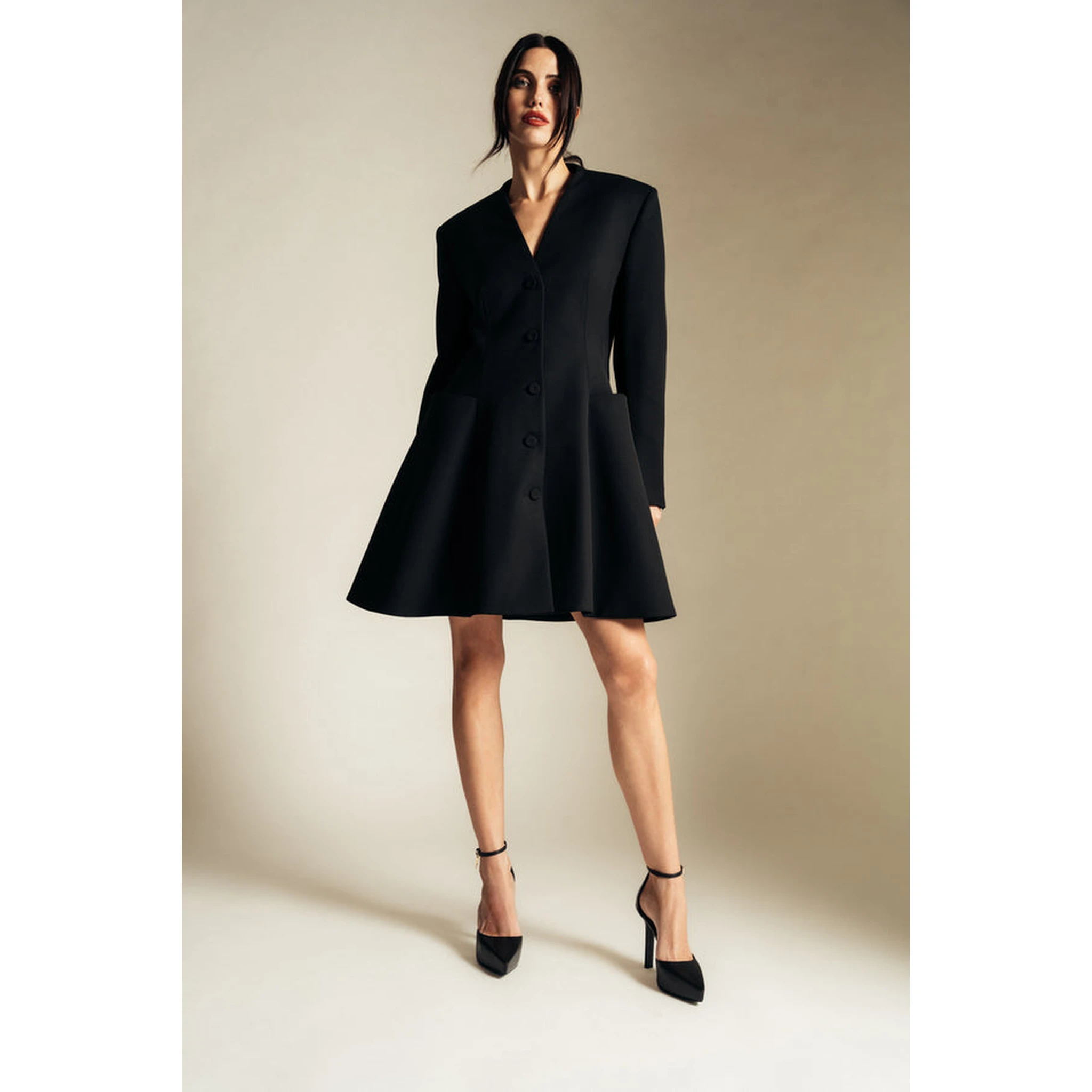 Black Fibres Casual Dress