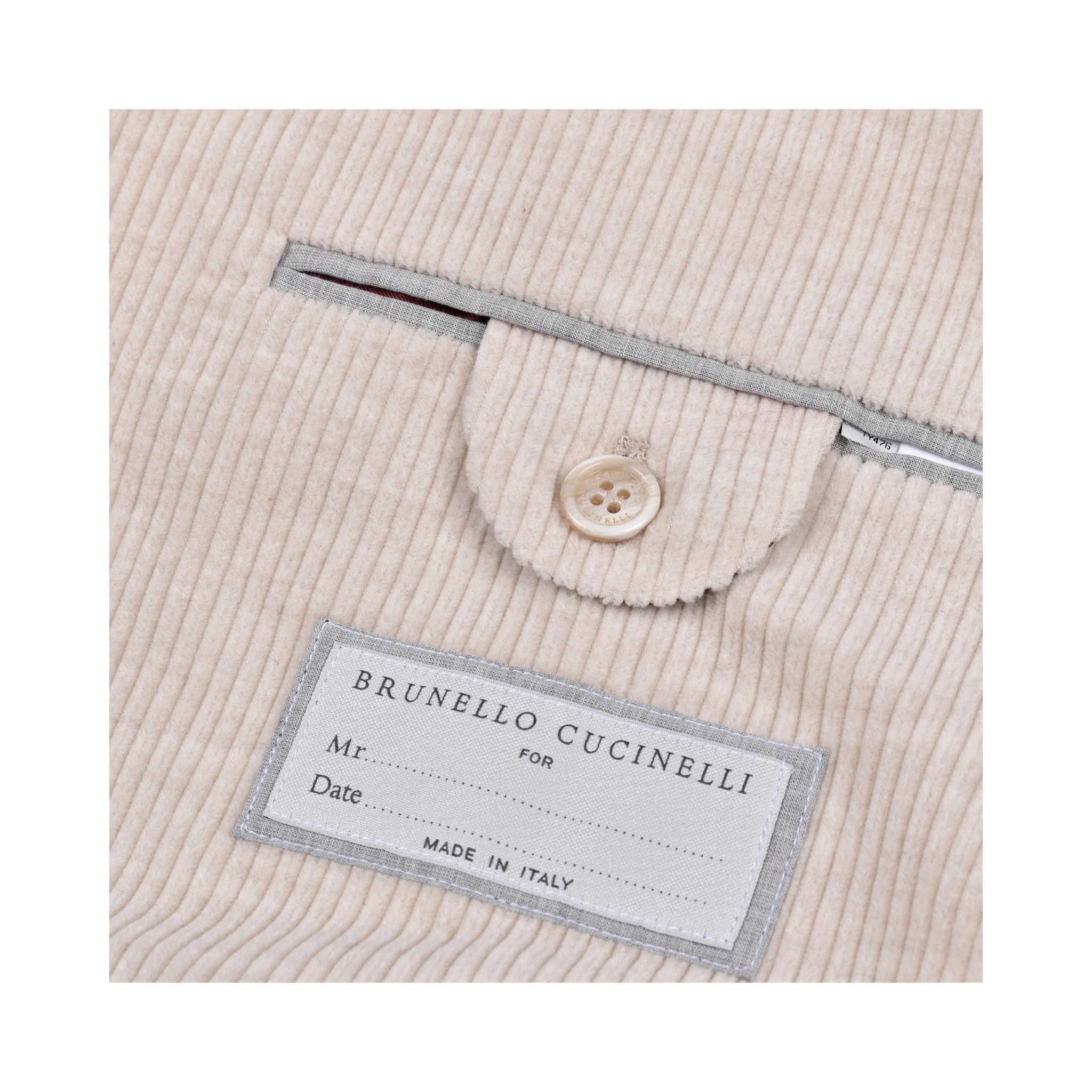 Beige Cotton Blazer