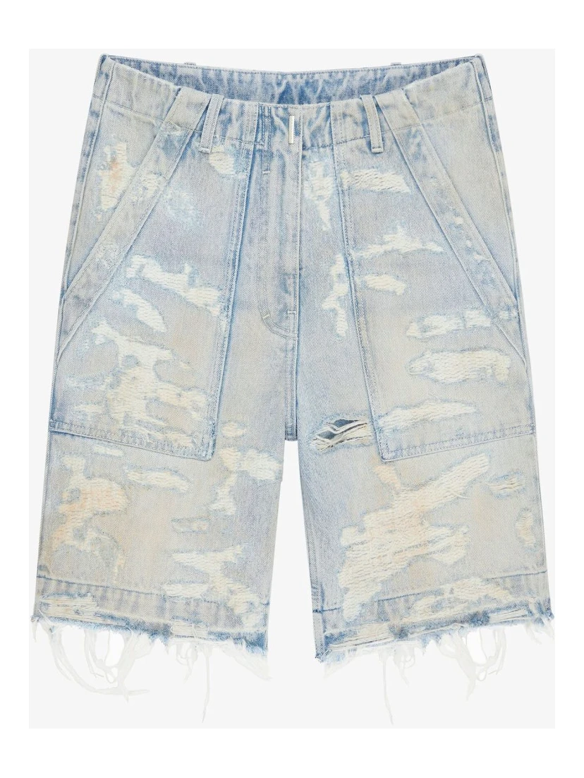 Blue Denim Shorts