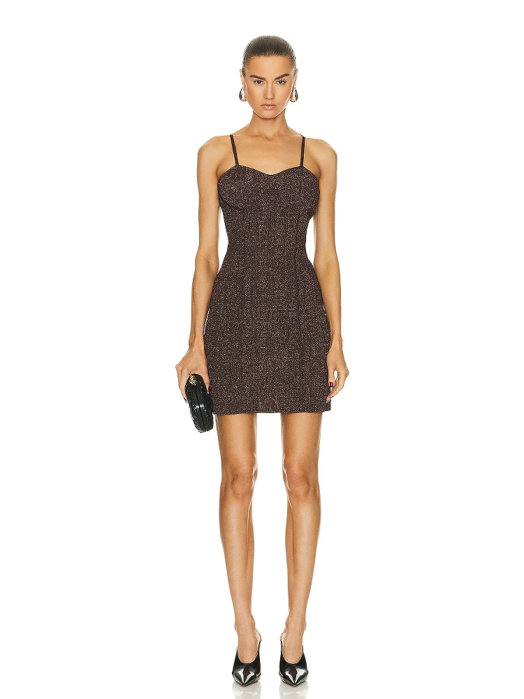 Bronze Fibres Cocktail Dress