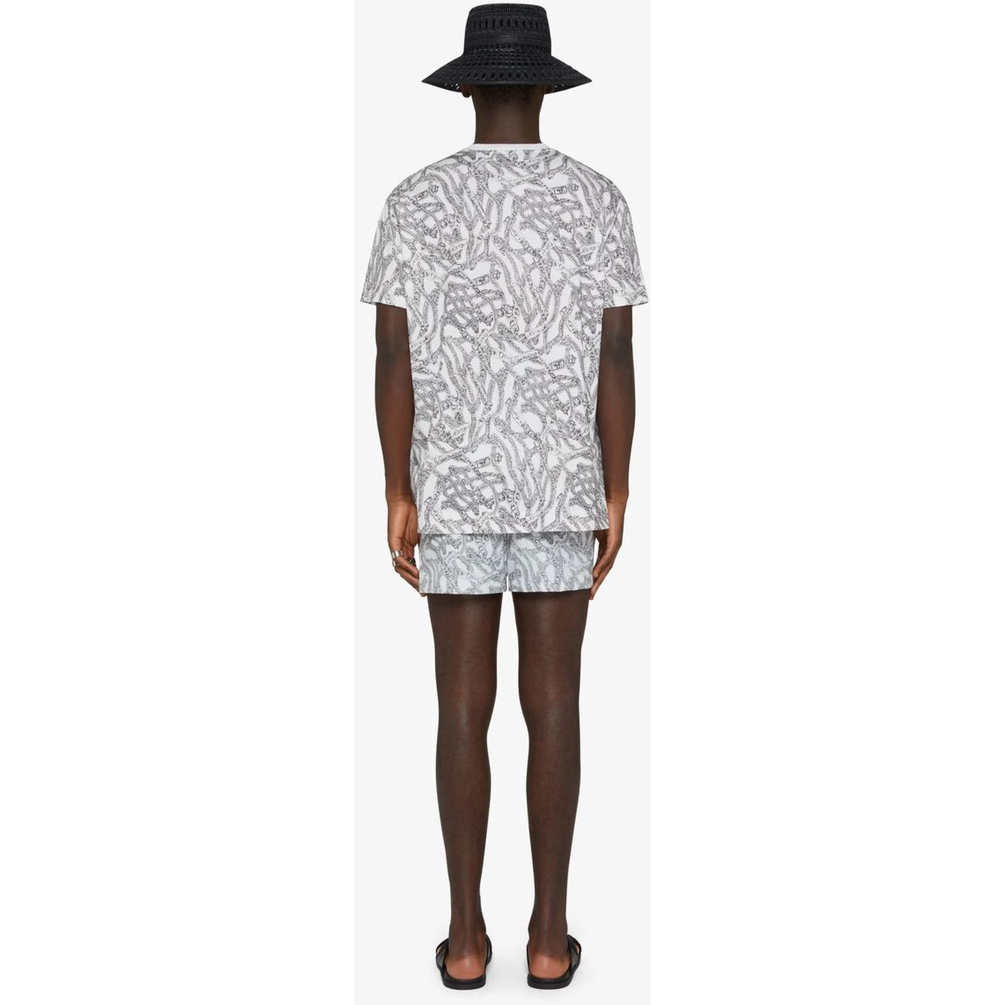 Gray Fibres Swim Shorts