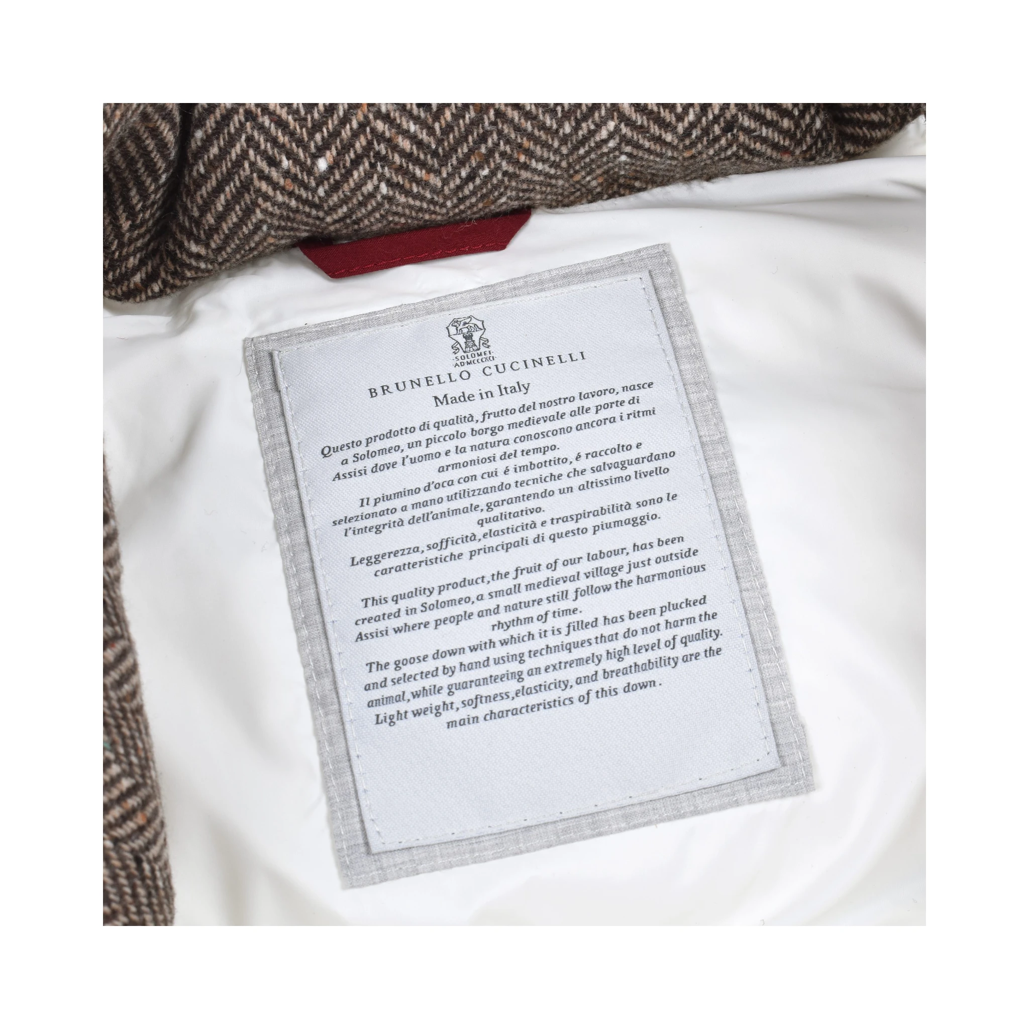 Brown Wool Sleveless Jacket