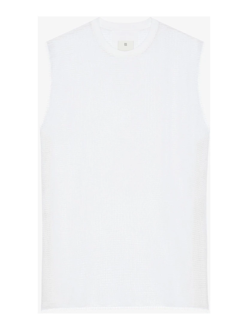 Natural Fibres Sleeveles T-Shirt