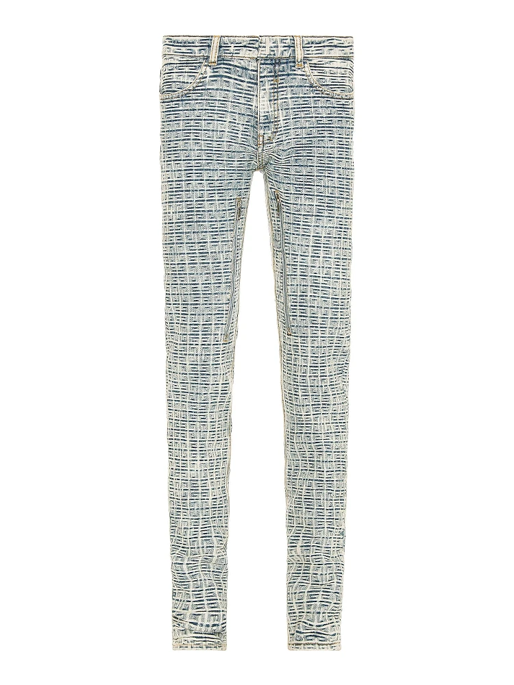 Bicolor Fibres Skinny Jeans