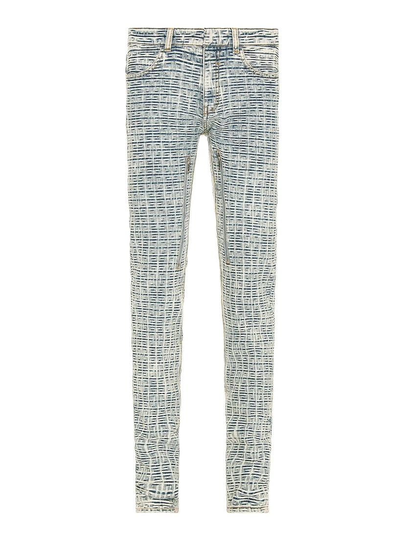 Bicolor Fibres Skinny Jeans