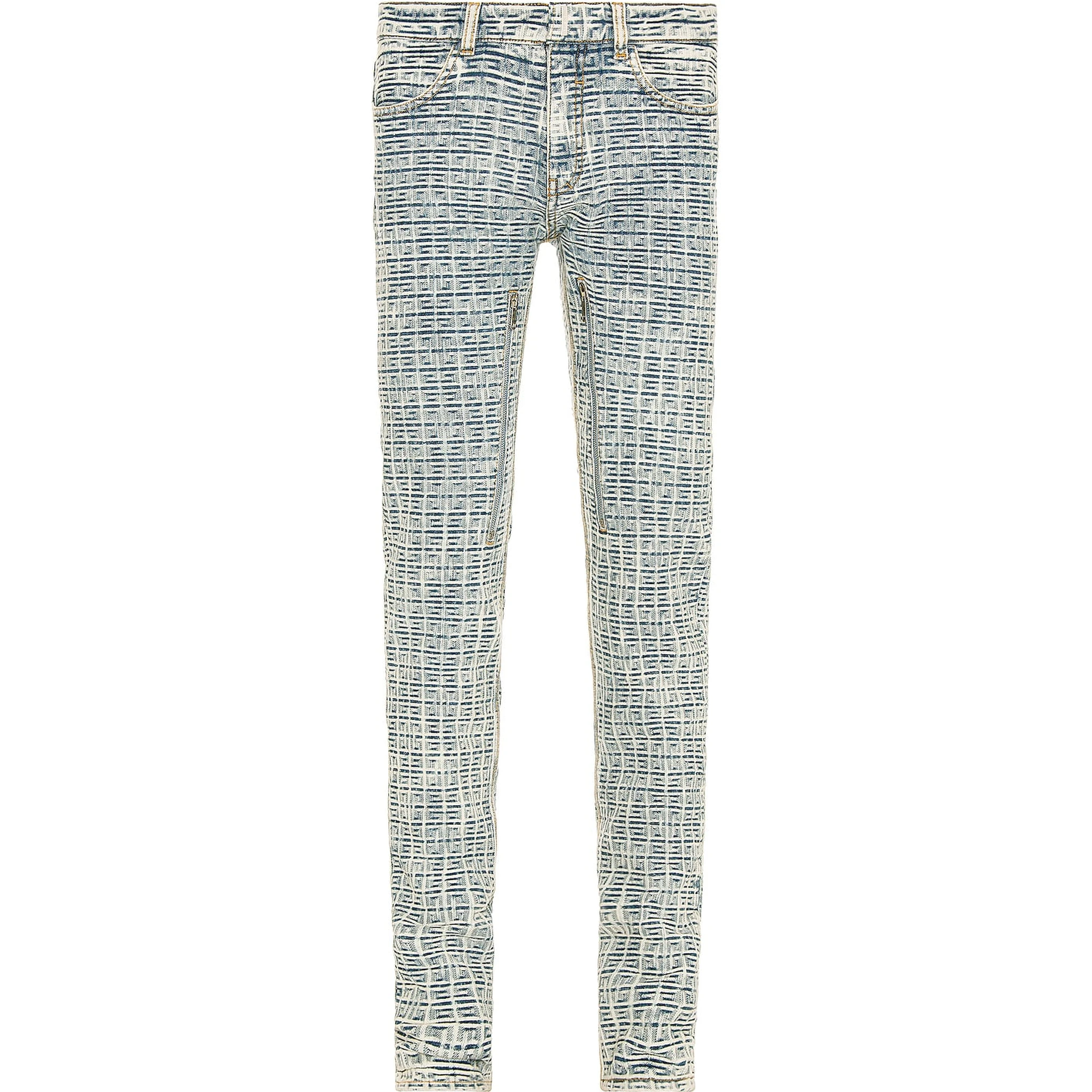 Bicolor Fibres Skinny Jeans