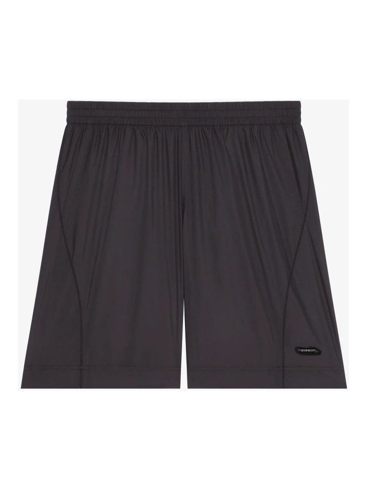 Black Fibres Shorts