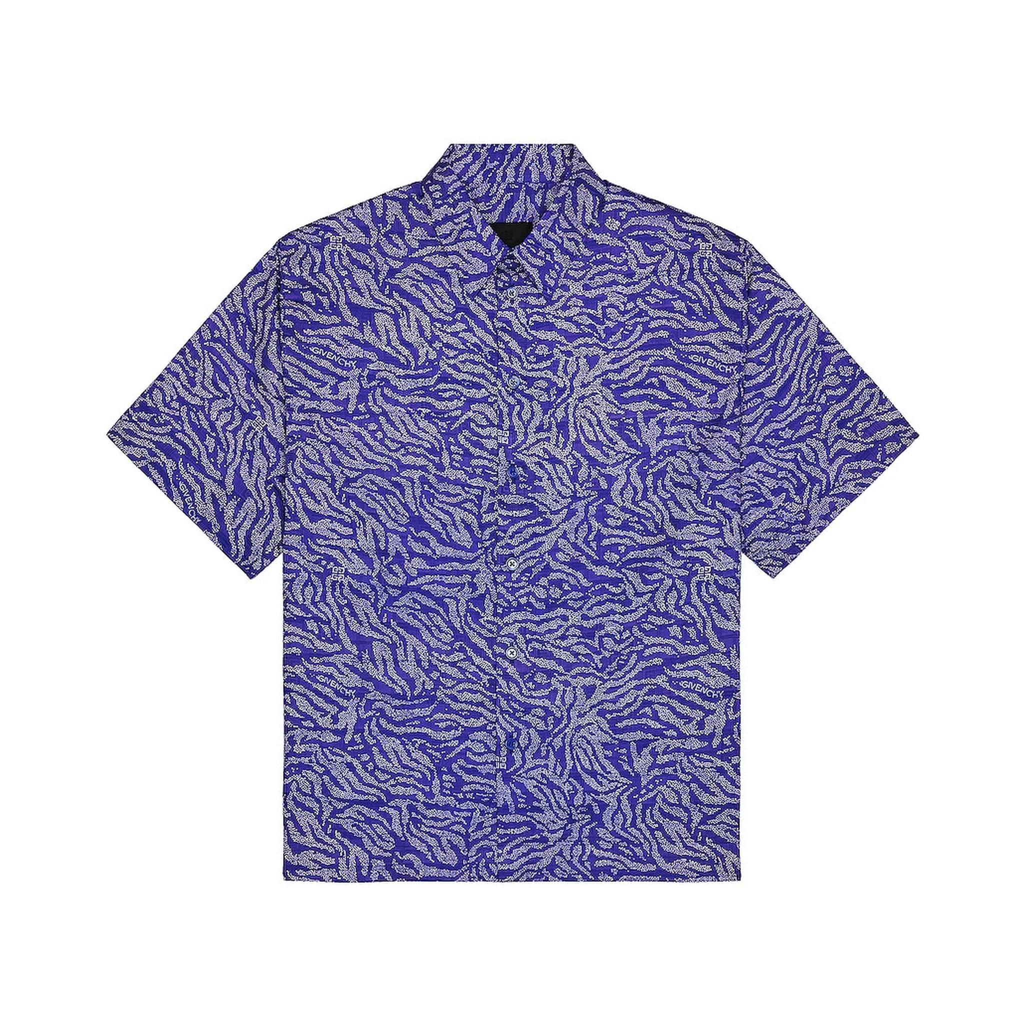 Bicolor Fibres Pattern Shirt