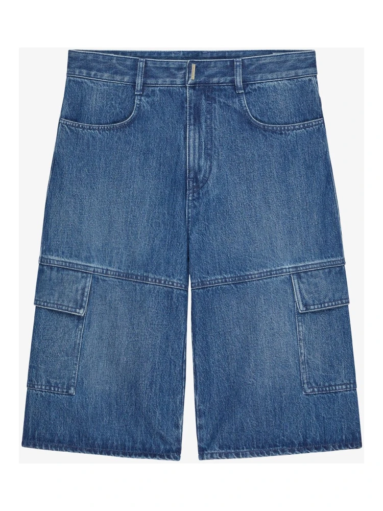 Blue Denim Shorts