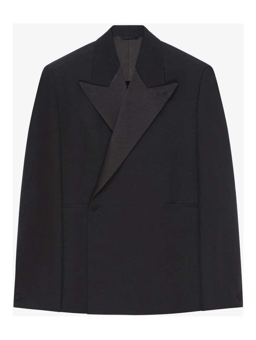 Black Fibres Coat