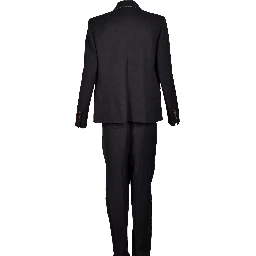 Black Viscose Two-Piece Suit