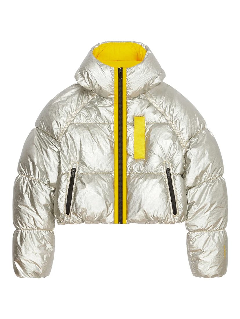 Yellow Fibres Jackets And Coat