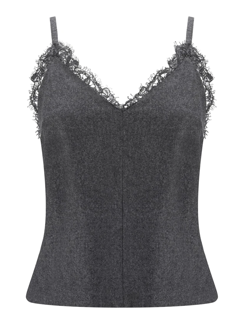 Gray Wool T-Shirt