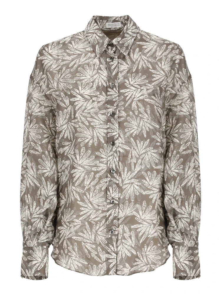 Multicolor Silk Pattern Shirt