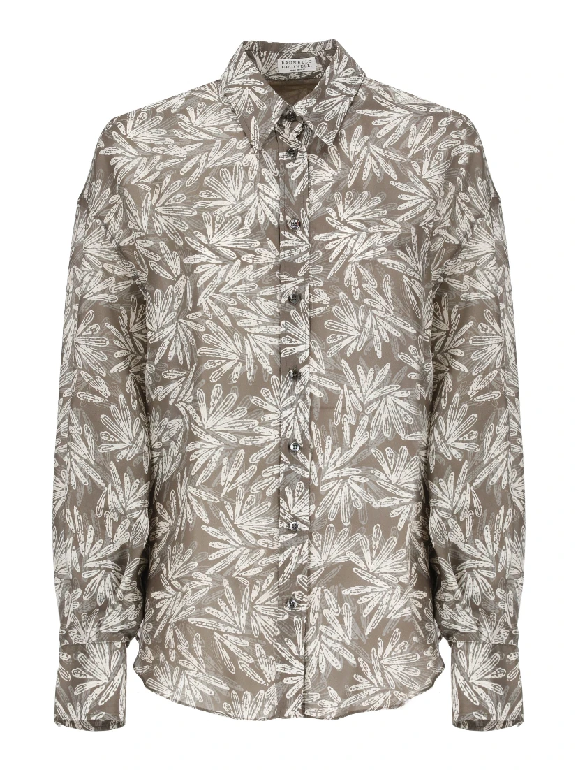 Multicolor Silk Pattern Shirt