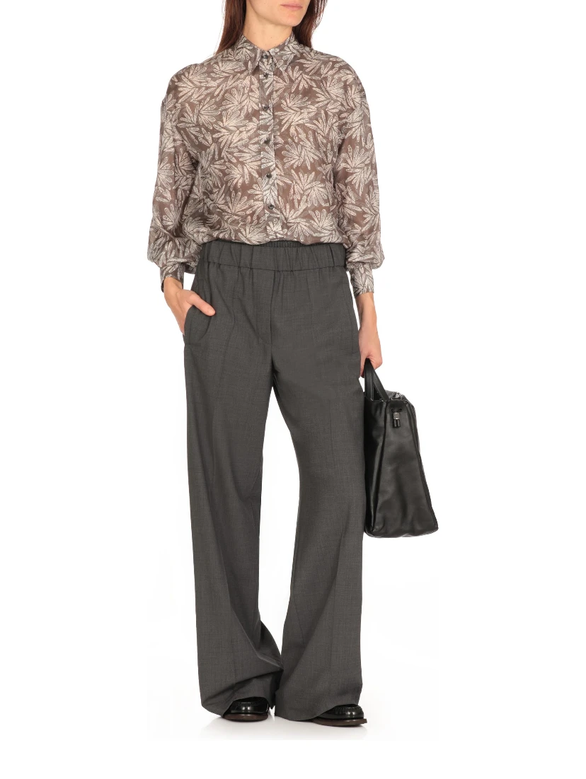 Multicolor Silk Pattern Shirt