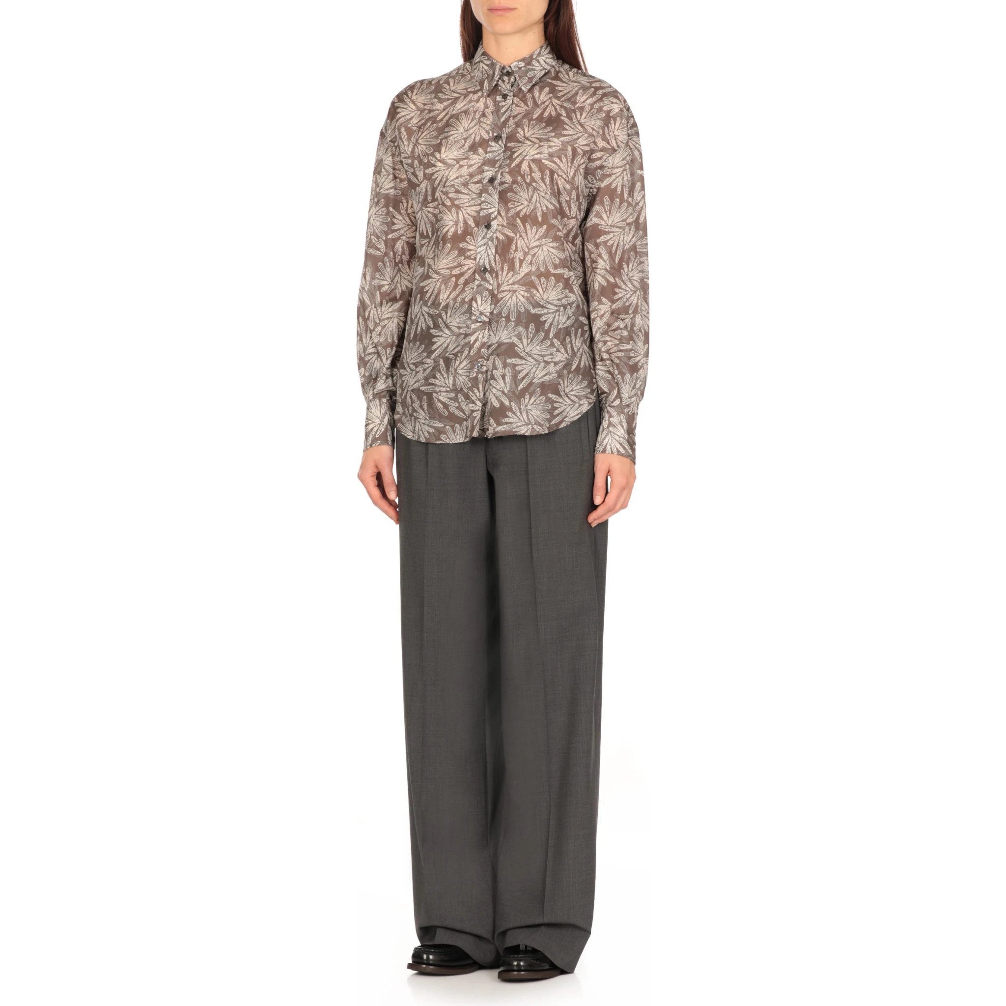 Multicolor Silk Pattern Shirt