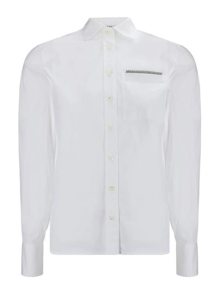 White Cotton Dress Shirt