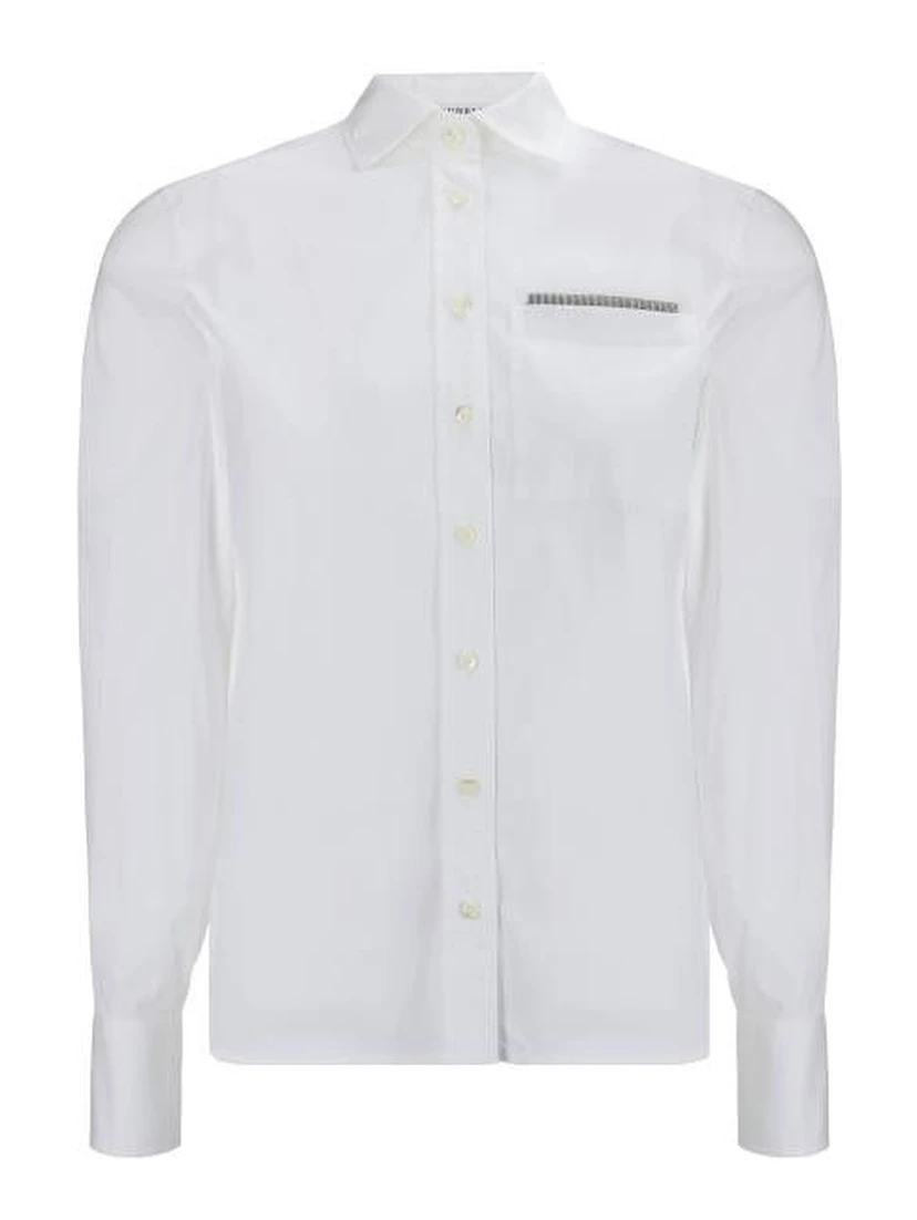 White Cotton Dress Shirt