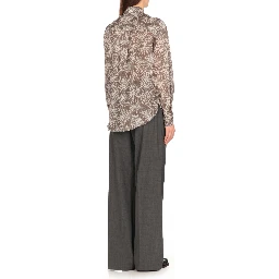 Multicolor Silk Pattern Shirt