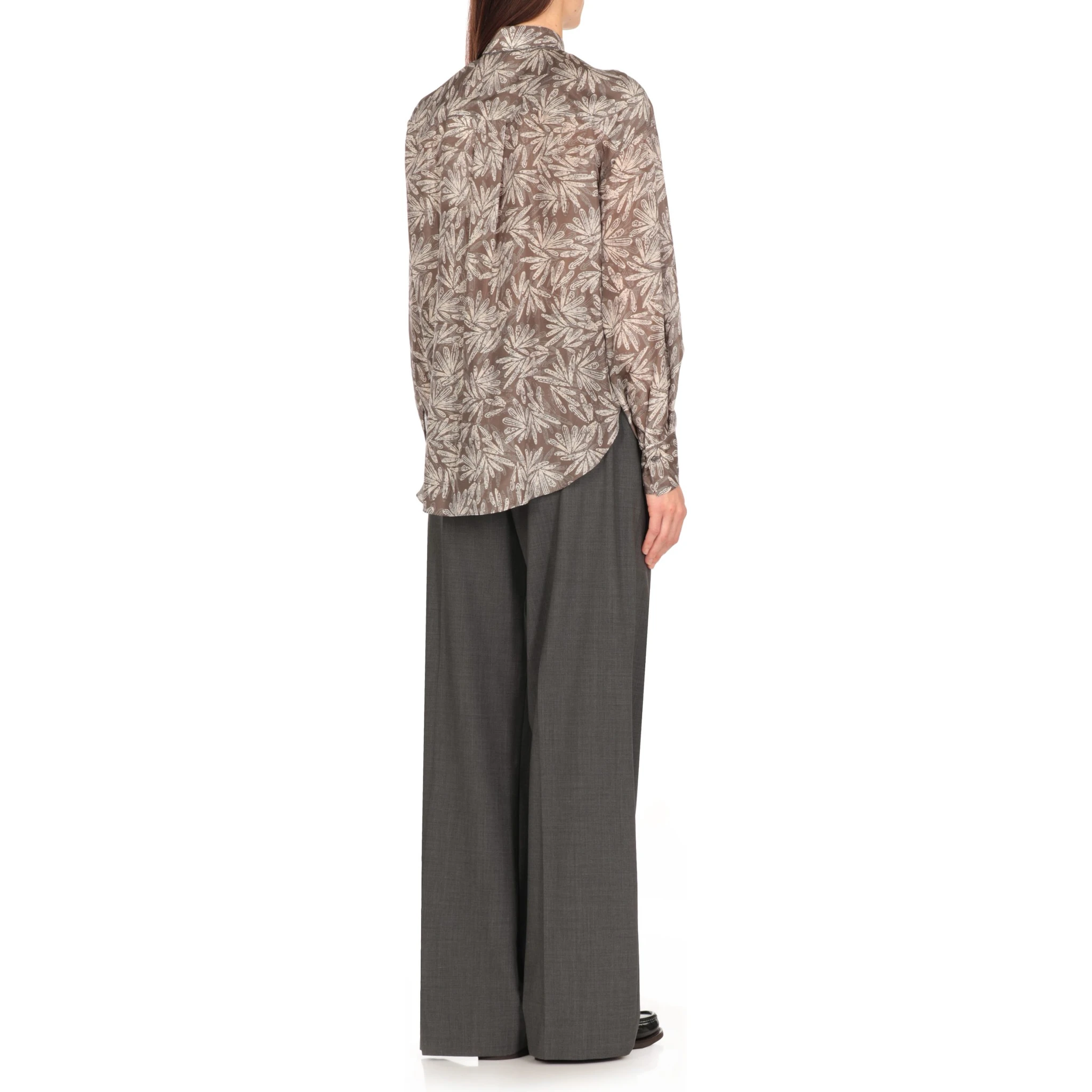 Multicolor Silk Pattern Shirt