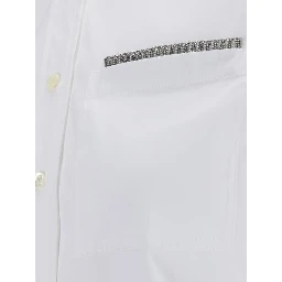 White Cotton Dress Shirt